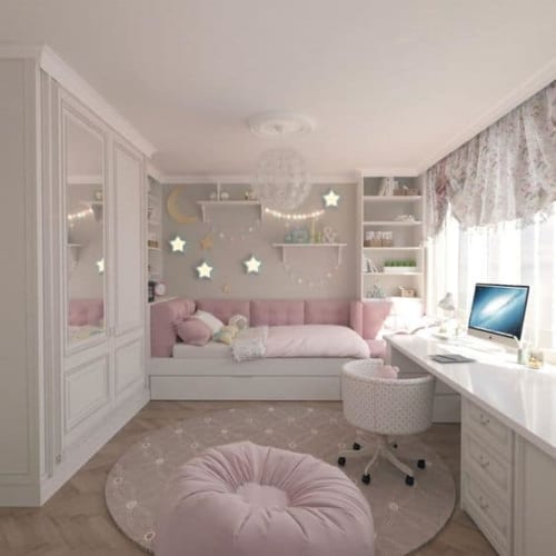 trang trí phòng cho bé gái và thiết kế nội thất phòng ngủ bé gái