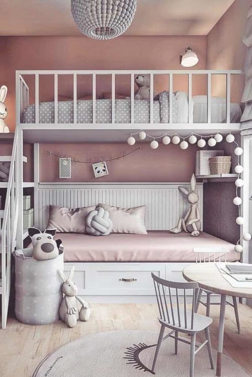 phòng ngủ đẹp cho bé gái và thiết kế nội thất phòng ngủ bé gái