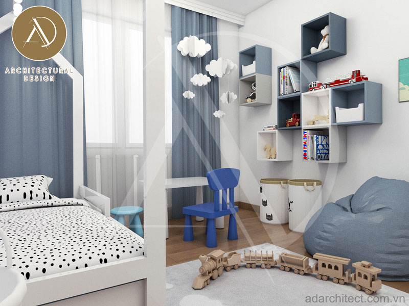 thiết kế nội thất phòng ngủ trẻ em 2020