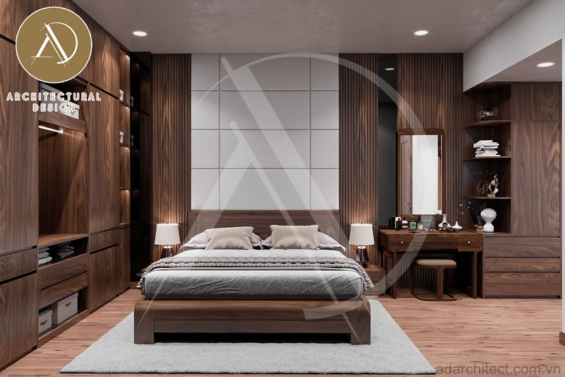 thiết kế nội thất phòng ngủ đơn giản, đẹp