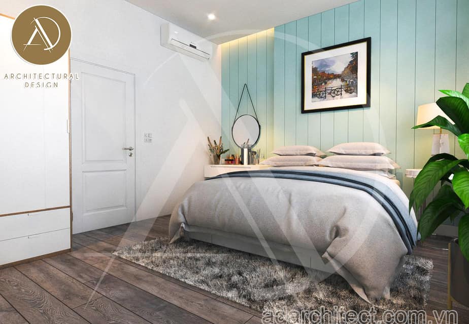 phòng ngủ đơn giản theo phong cách scandinavian