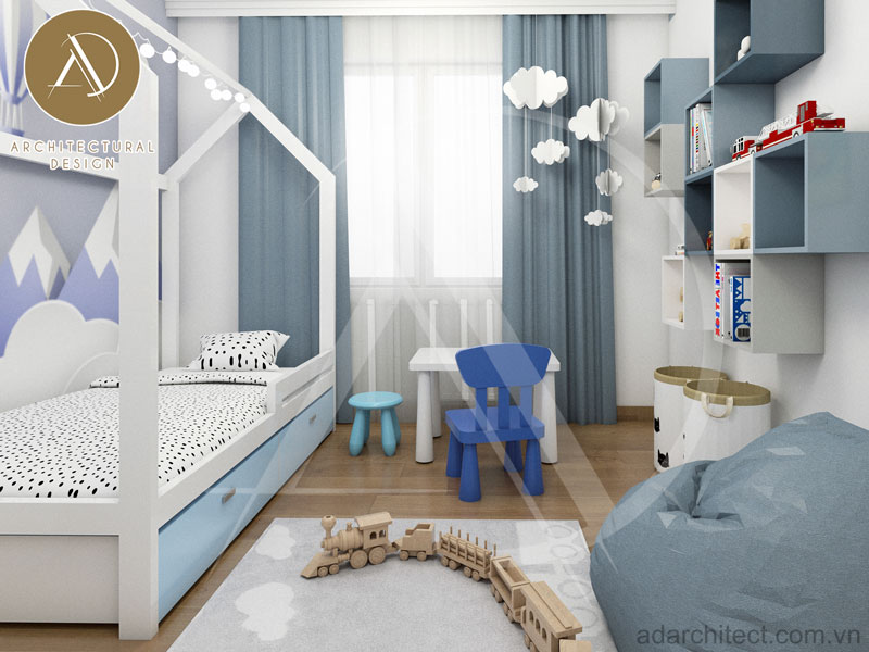 thiết kế nội thất phòng ngủ trẻ em đẹp