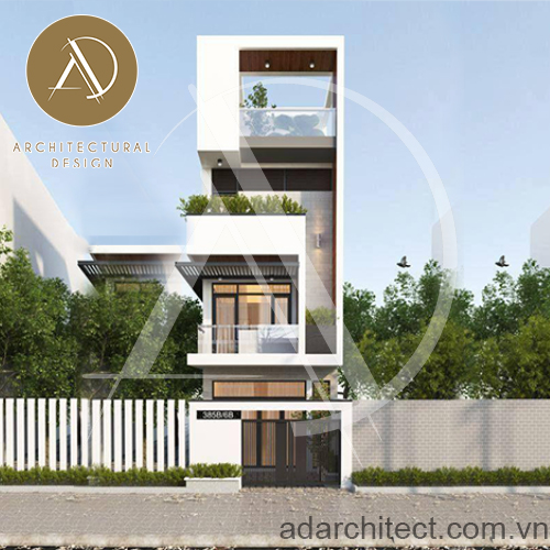 Nhà phố đẹp 4 tầng phong cách hiện đại | Phan Kiến Phát Co.,Ltd