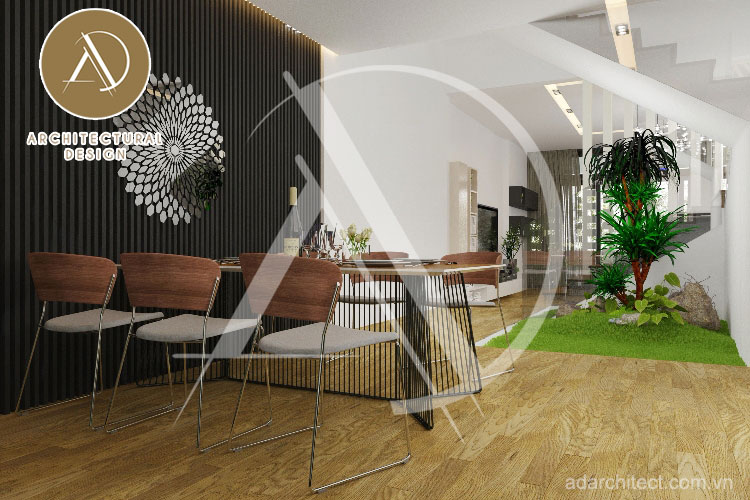thiết kế nội thất nhà ống 3 tầng đẹp 2020