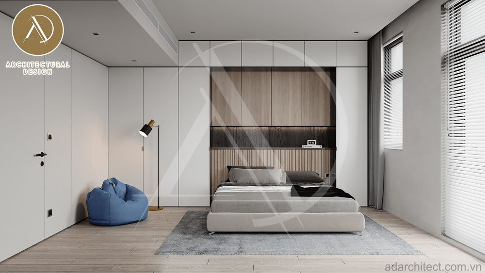 thiết kế phòng ngủ nhỏ đẹp cho biệt thự cao cấp chuẩn 2020