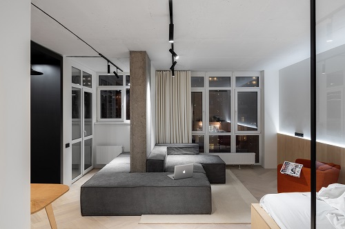 thiết kế nội thất phòng khách cho nội thất chung cư cao cấp