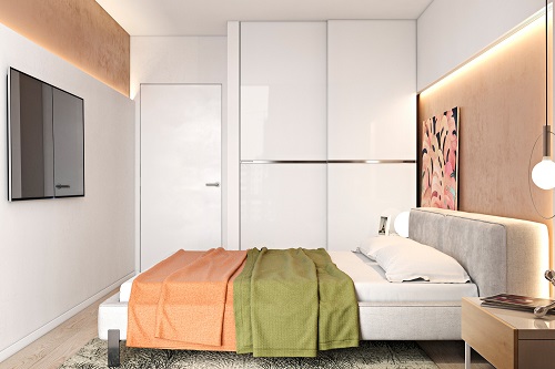 thiết kế phòng ngủ đơn giản và thi công nội thất chung cư
