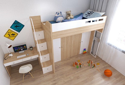 trang trí phòng cho bé trai cho nội thất chung cư cao cấp 