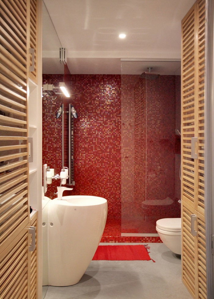 phòng tắm hiện đại cho nội thất chung cư cao cấp 