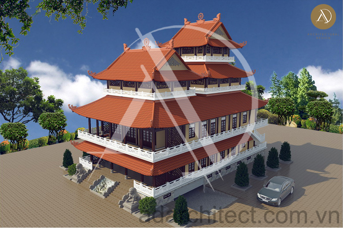 xây chùa - thiết kế chùa Tây Ninh