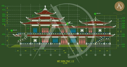 thiết kế chùa Ngọc Chơn 