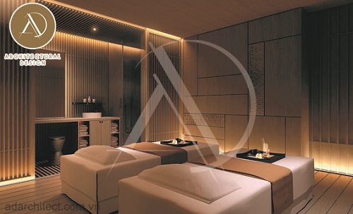 thiết kế thi công phòng massage sang trọng hiện đại cho spa