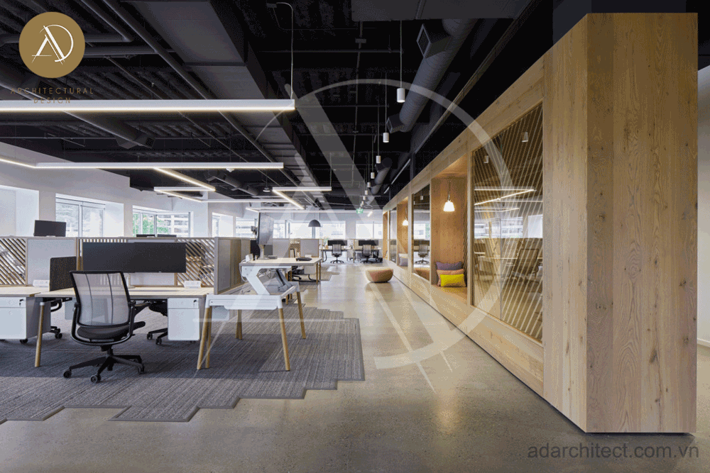 mẫu thiết kế văn phòng đẹp thiết kế nội thất văn phòng hiện đại
