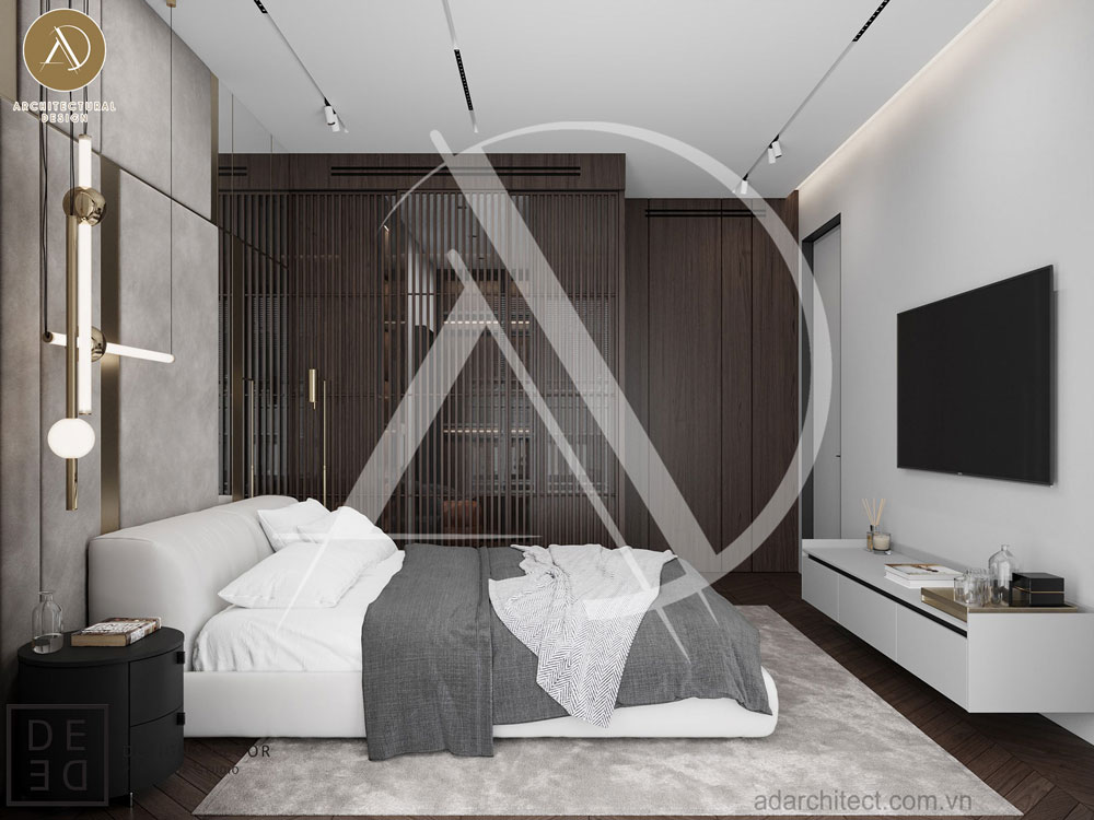thiết kế phòng ngủ gỗ đẹp cho khách sạn hiện đại
