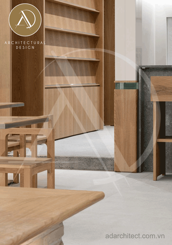 Thiết kế và thi công bàn ghế cafe gỗ tinh tế