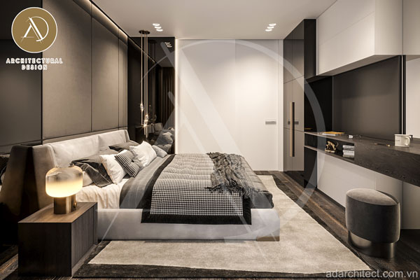 phòng ngủ nhỏ đơn giản cho nhà 3 tầng chuẩn 2020