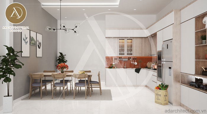 thiết kế nội thất bếp đẹp cho biệt thự tại Nha Trang