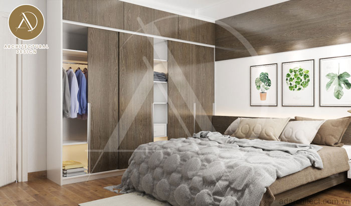 nội thất phòng ngủ đơn giản cho biệt thự hiện đại