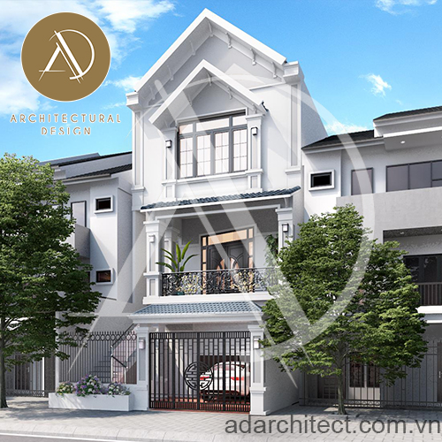Biệt thự cổ điển 3 tầng mái thái | Phan Kiến Phát Co.,Ltd