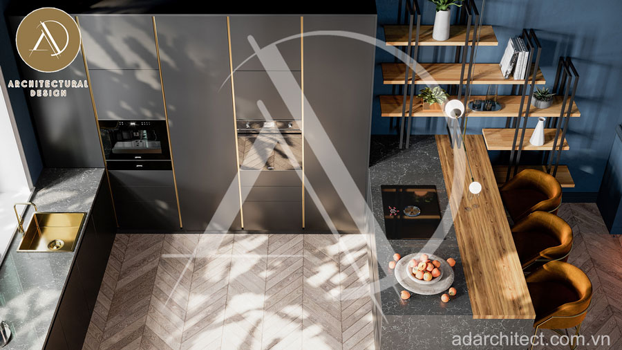thiết kế bếp đẹp: Đừng quên bố trí thêm cửa sổ để không gian bếp trông sáng sủa hơn
