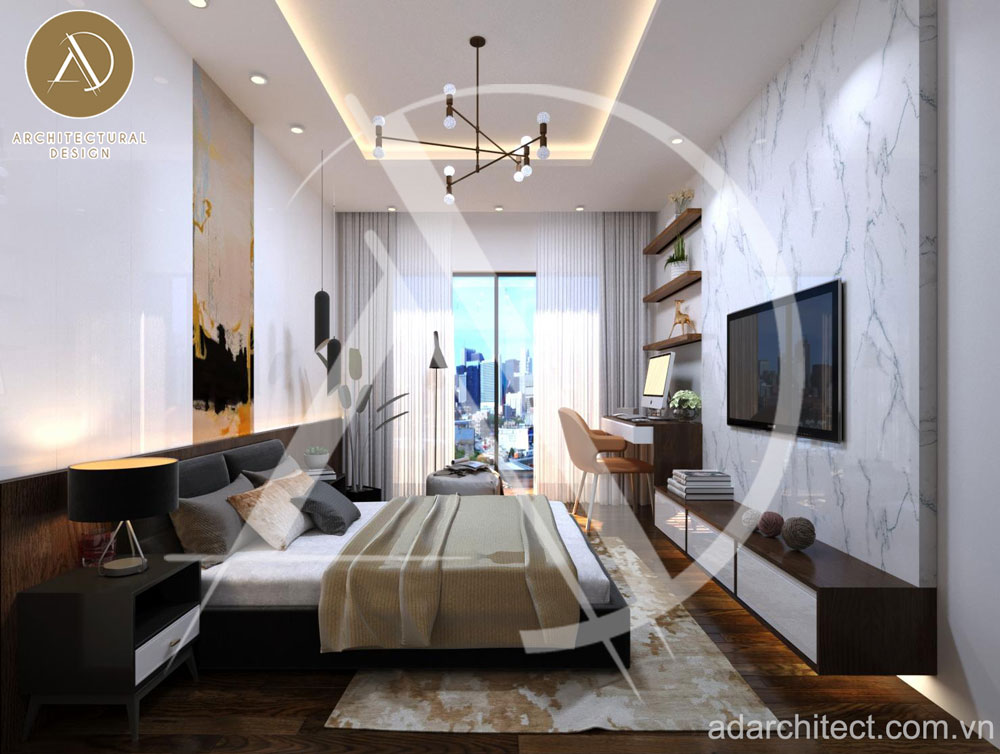 thiết kế nội thất căn hộ penthouse