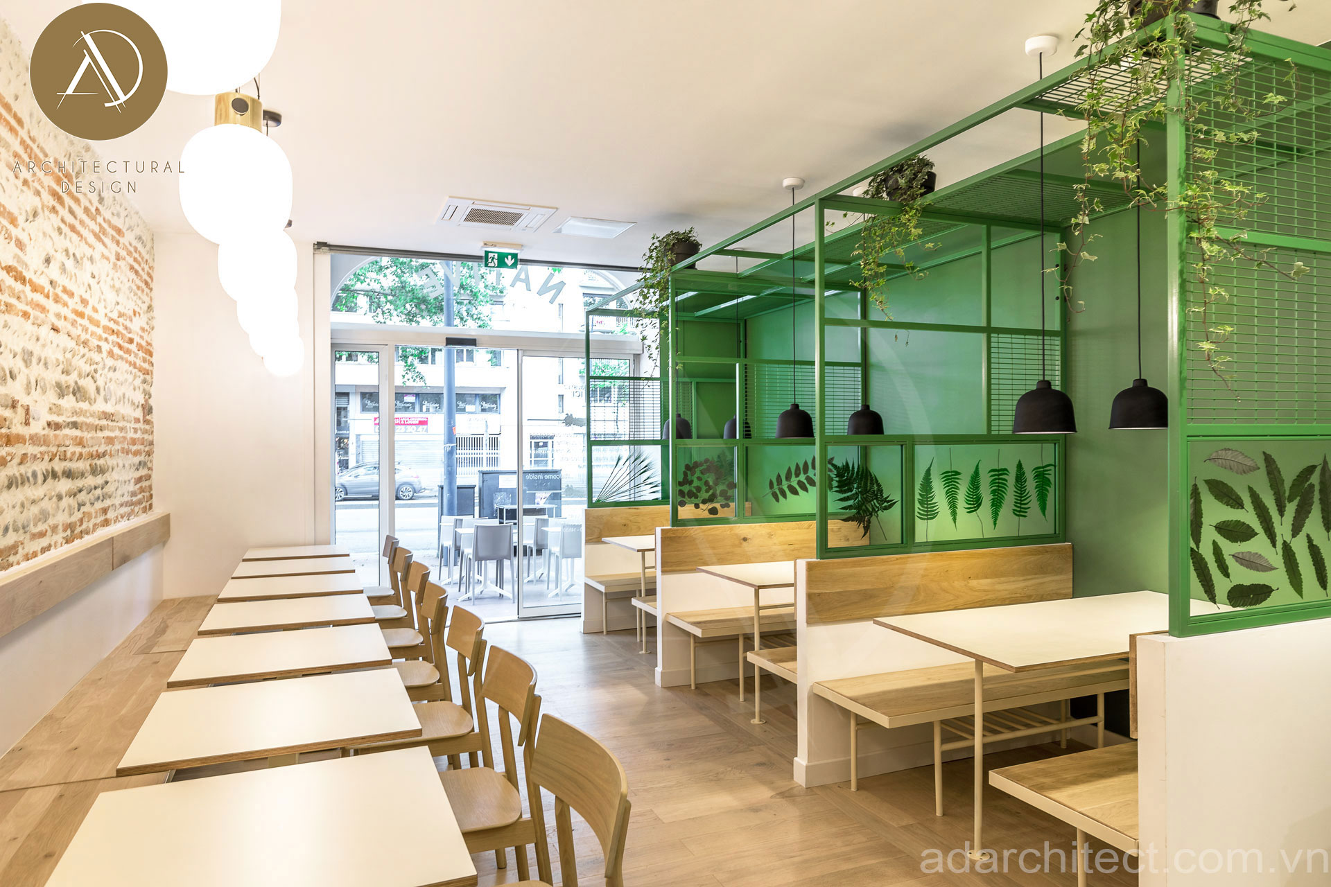 thiết kế quán ăn: thiết kế nhà hàng ăn uống bình dân nhỏ gọn giả rẻ