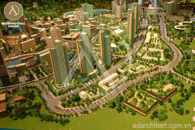 Thiết kế mô hình quy hoạch thành phố tại Singapore