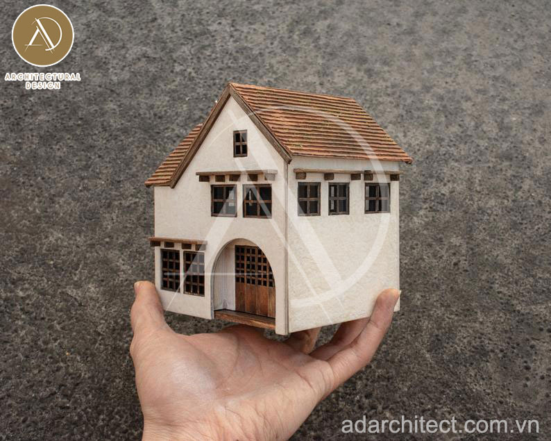 Mẫu mô hình kiến trúc nhà ở thiết kế cho khu nghỉ dưỡng tại Đà Lạt
