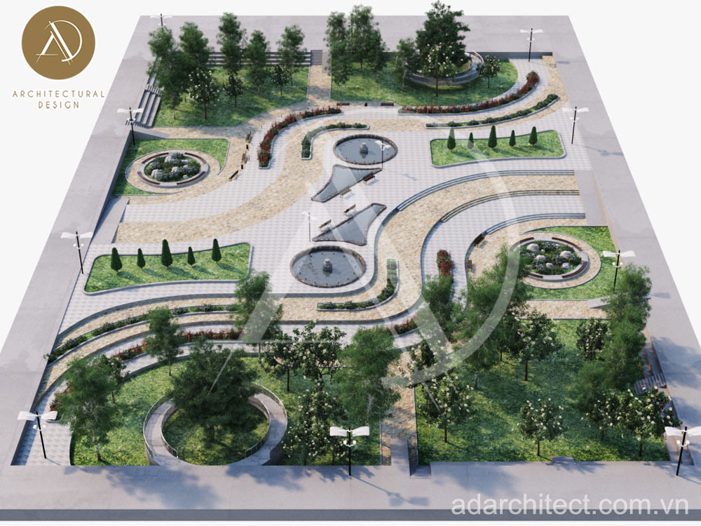 Thiết kế & thi công mô hình quy hoạch công viên ADA