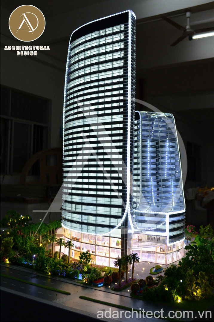 Thiết kế & thi công làm mô hình kiến trúc toàn nhà tài chính tại Trung Quốc