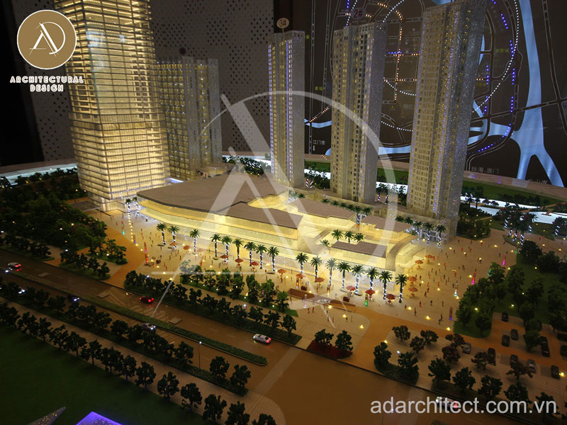 Thiết kế - thi công mô hình kiến trúc khu dân cư phức hợp tại Malaysia