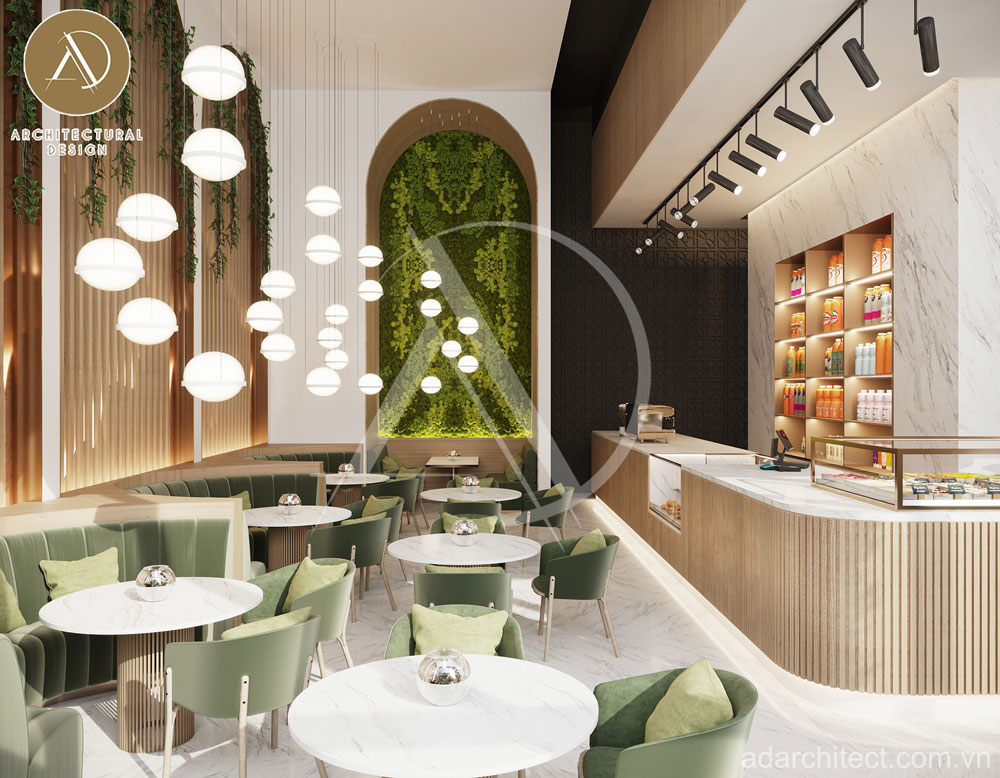 Công Ty Thiết Kế Kiến Trúc: Thiết kế nội thất quán cafe đẹp