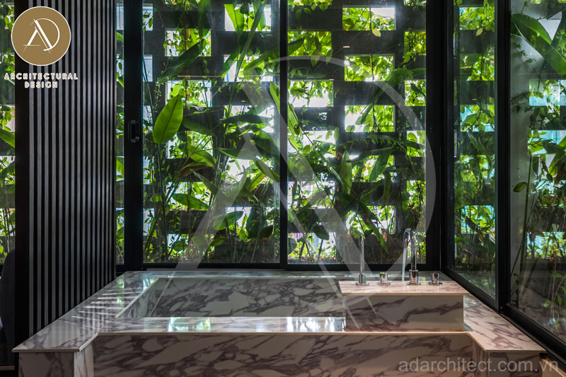 Công Ty Thiết Kế Kiến Trúc: Không gian nội thất Spa đẹp gần gũi với thiên nhiên