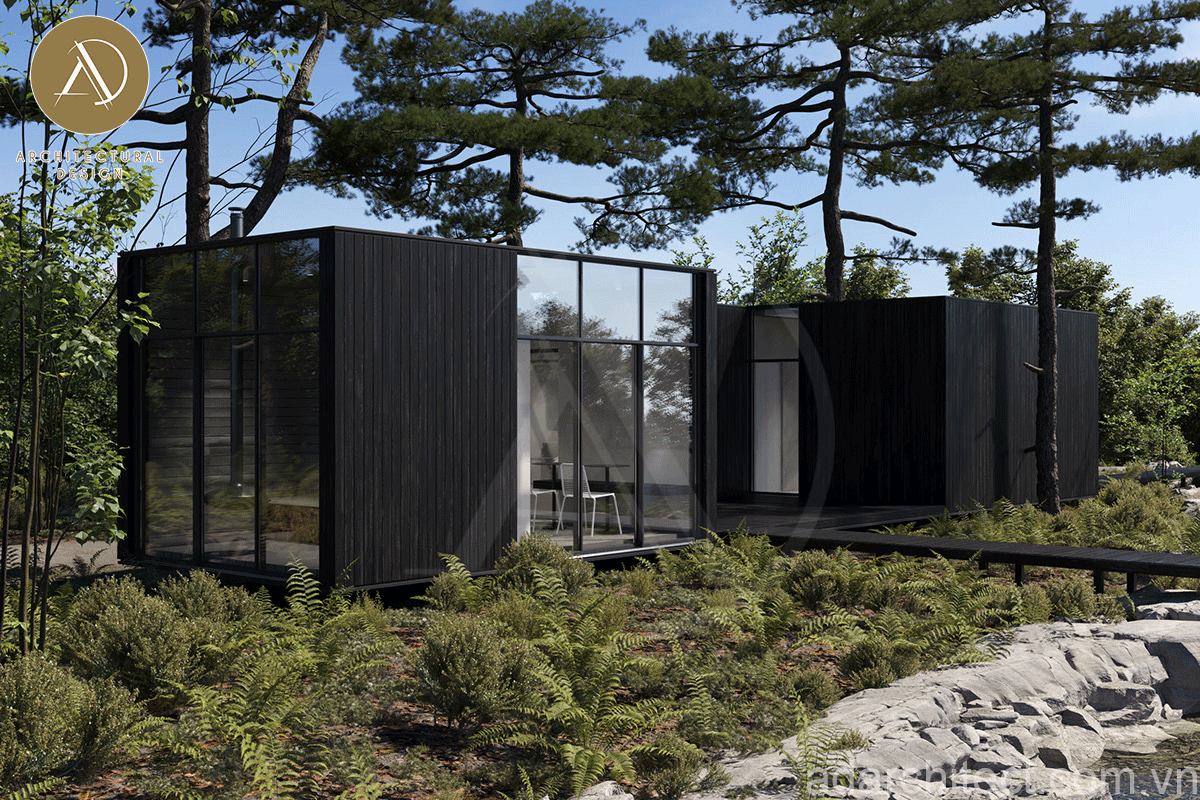 thiết kế homestay: gỗ carbon bền đẹp theo công nghệ Nhật Bản