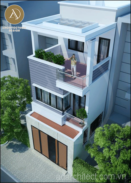 thiết kế nhà ở 3 tầng cơ bản với giá rẻ, hoàn thiện công trình nhanh chóng