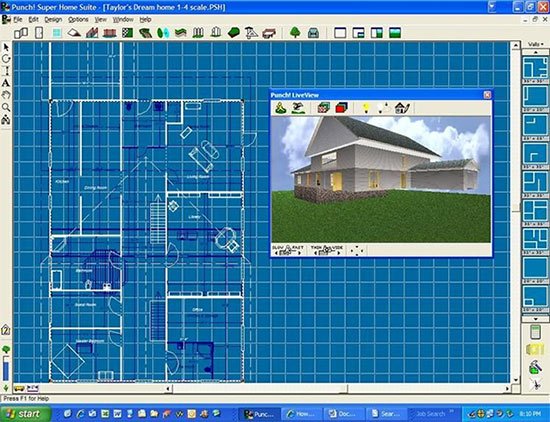 Phần mềm vẽ nhà: Super Home Suite