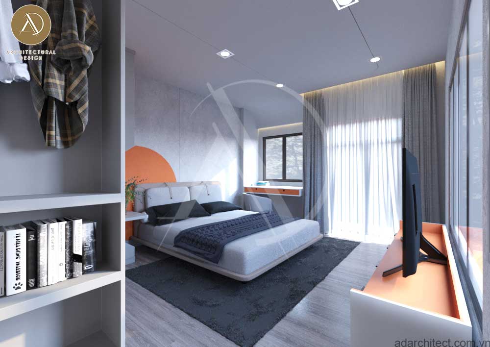 nhà 2 tầng 3 phòng ngủ 5x20m: Cửa sổ luôn phải có để đưa ánh sáng và không khí vào trong phòng