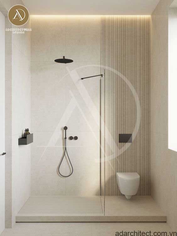 thiết kế nhà vệ sinh: Không đánh mất tính thẩm mỹ của nhà vệ sinh cần có với thiết kế tối giản