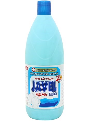 Dung dịch Javel giúp tẩy rửa vệt bẩn trên tường dễ dàng