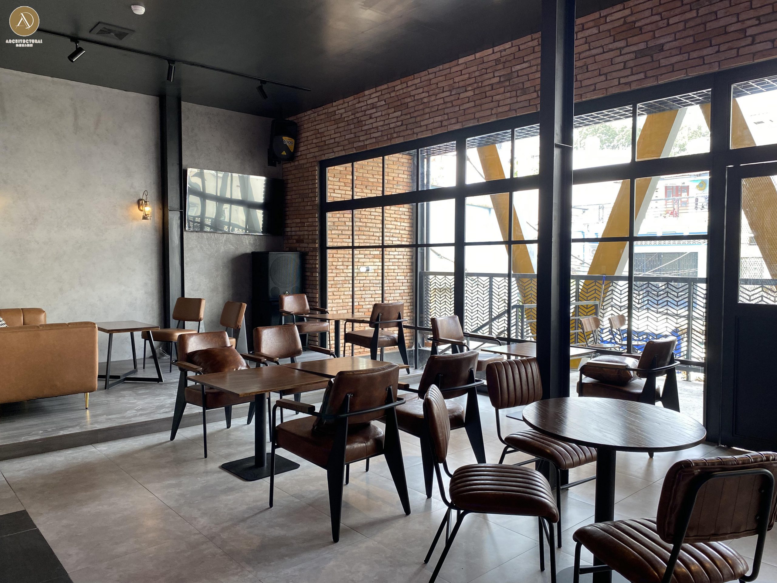 thiết kế quán bida cafe: thi công quán cafe