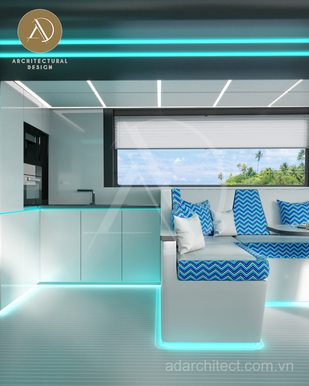 Thiết kế nội thất du thuyền đáp ứng tối đa nhu cầu của khách hàng